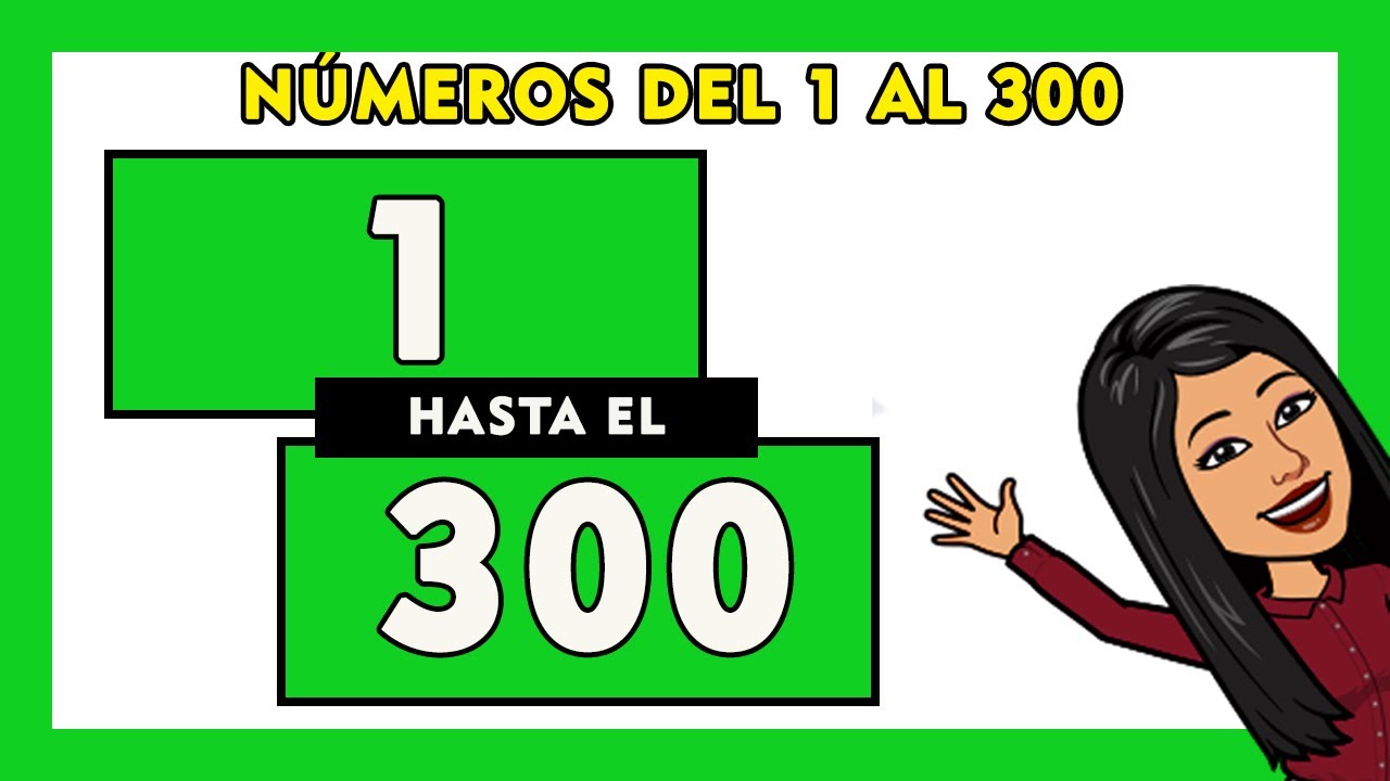 ✅Números del 1 al 300 en letras en español | Spanish Numbers 1 - 300