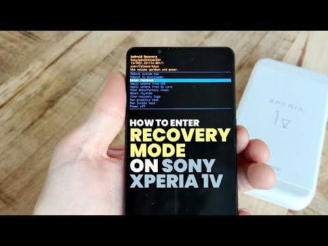 How to Enter Recovery Mode on Sony Xperia 1 V