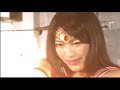 Superheroine Sailor Moon Flame Fight White Skull Monster