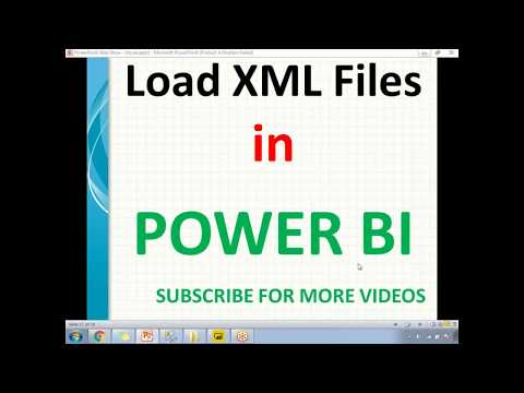Load Xml Files in Power BI