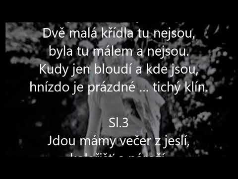 Dvě malá křídla, Helena Vondráčková, Killing me softly, karaoke lyrics,