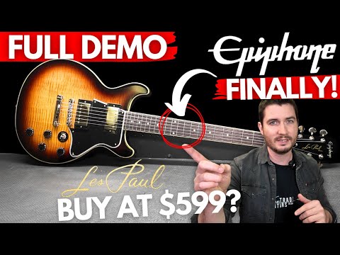 NEW Epiphone Les Paul Special DC Figured FULL DEMO