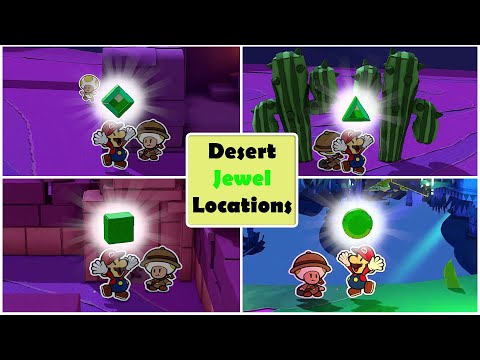 Desert Jewel Locations Guide - Paper Mario: Origami King