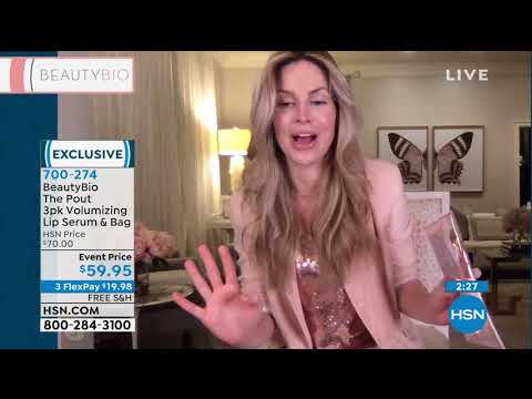 BeautyBio The Pout 3pk Volumizing Lip Serum   Bag