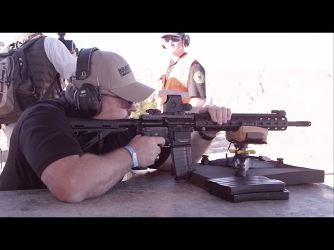 SHOT SHOW 2015 RANGE DAY - H&K MR556 and HK45