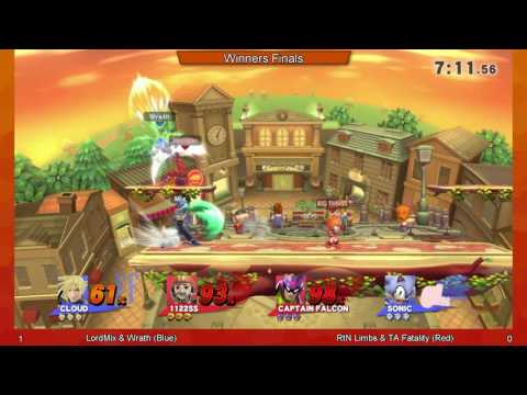 Gwinnett Brawl May 2016   Smash 4 Winners Finals   LordMix & Wrath Blue vs RtN Limbs & TA Fatality R