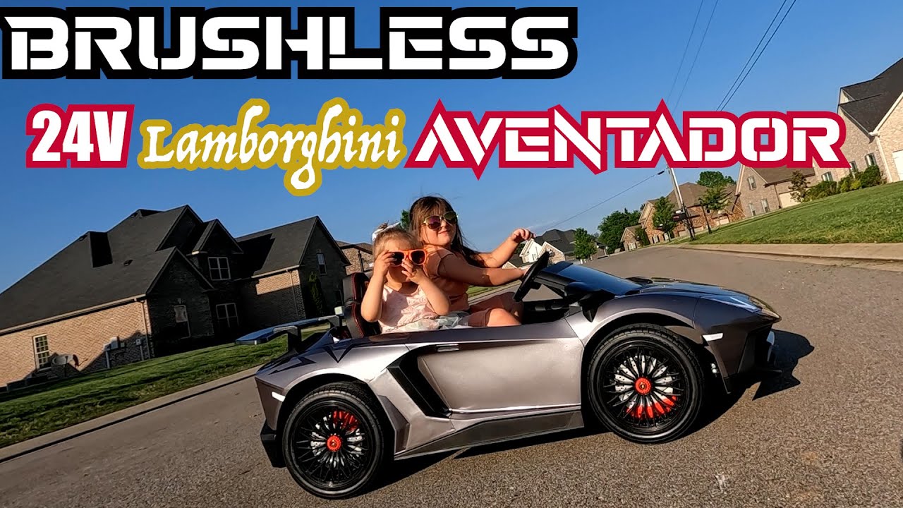 Brushless 24V Lamborghini Aventador 2 Seater Ride on Car for Kids Review