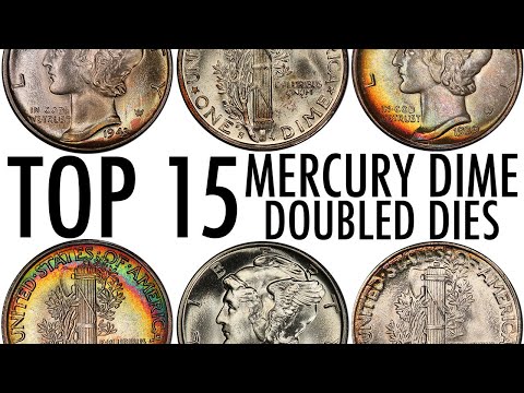 Top 15 Doubled Die Mercury Dime Varieties - Photos & Values - Full PCGS / NGC DDs List