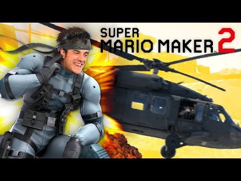 Sons of Liberty 🕊 Metal Gear Solid in Mario Maker 2