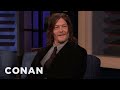 Norman Reedus On The Fan Who Bit Him | CONAN on TBS