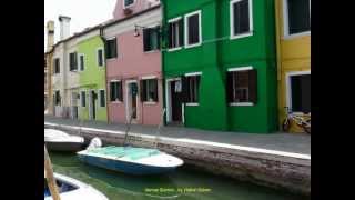 preview picture of video '2012 Italia   Venezia, Ile de Burano, Ses Facades Multicolores, Ses Dentelles'