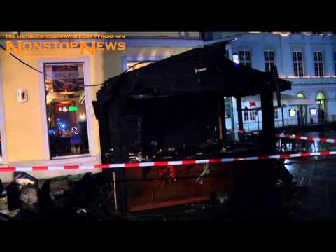 Feuer auf Trierer Weihnachtsmarkt (21.12.2014)
