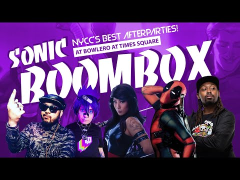 New York Comic Con 2021 Afterparty! SonicBoomBox @ Bowlero