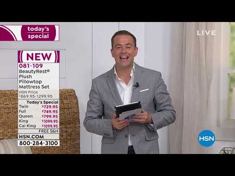 Beautyrest Plush Pillowtop Twin Mattress Set