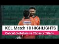 kcl match 18 highlights 2024 ll calicut globstars vs thrissur titans match 18 highlights 2024