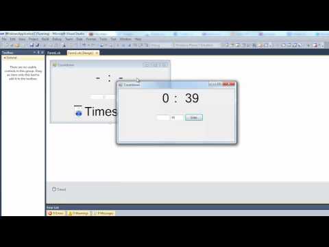 Visual Basic 2010 Countdown Clock
