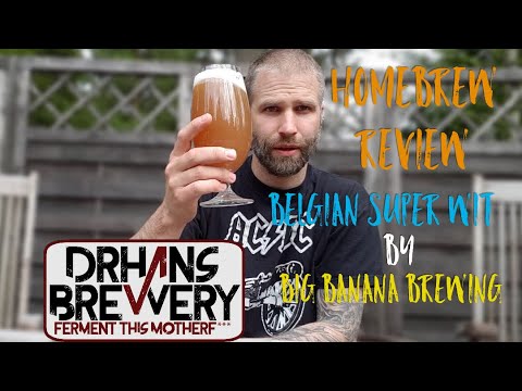 Beer review "Belgian Super Wit" by Big Banana
