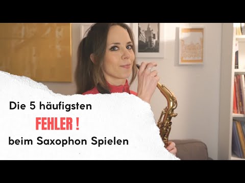 Avoid these 5 most common MISTAKES when playing the saxophone!