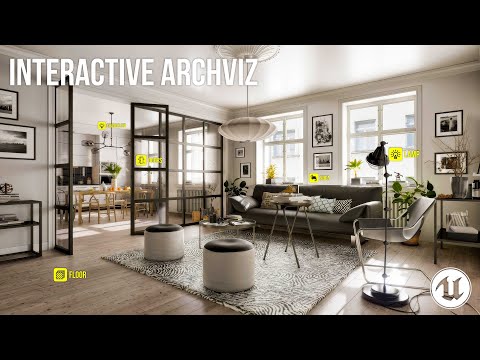 Unreal Engine 5 Interactive Apartment Walkthrough | Real-Time ArchViz Configurator