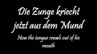 Rammstein- Küss mich (Fellfrosch) lyrics with english subs.