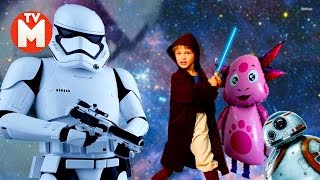 ДАВИД и Шар Лунтик спасают Дроида BB8! STAR WARS | Видео для детей