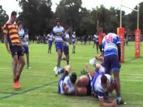 West V Palmyra.  First try of the season 2016