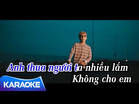 KARAOKE ANH THUA NGƯỜI TA NHIỀU LẮM - NB3 HOÀI BẢO | BEAT GỐC