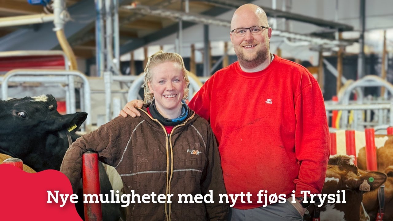 Nye muligheter med nytt fjøs hos Erland og Susann