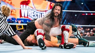 Final moments of the last 10 WrestleMania main eve