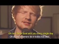 Ed Sheeran Thinking Out Loud Sub Español Ingles