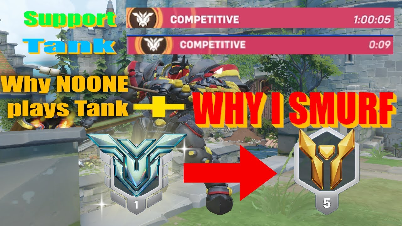 Top 500 Tank Explains Why NOONE plays tank in OW2 (+why I smurf)