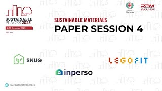 PAPER SESSION 4 - Sustainable materials & circular innovation