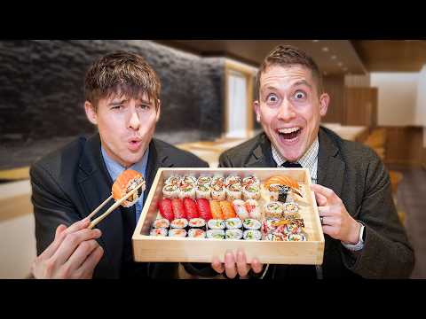Brits try Michelin Star Sushi!