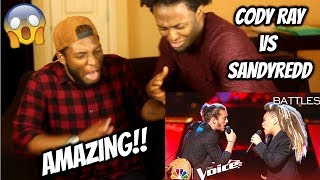 Cody Ray Raymond Battles SandyRedd to Solomon Burke&#39;s &quot;Cry to Me&quot; - The Voice 2018 Battles