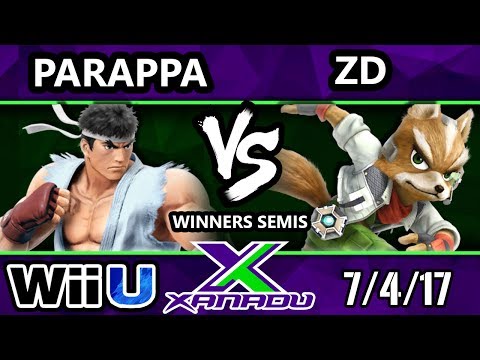 S@X 209 - Parappa (Ryu) Vs. InC | ZD (Fox) - SSB4 Winners Semis - Smash 4 - Smash for Wii U.