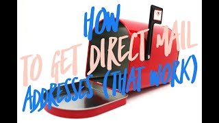 Where to get direct mail addresses...easy!