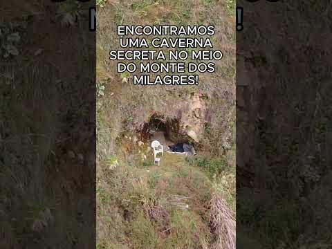 INACREDITÁVEL! O que o drone descobriu no meio desse morro? 😱🛸 #shorts
