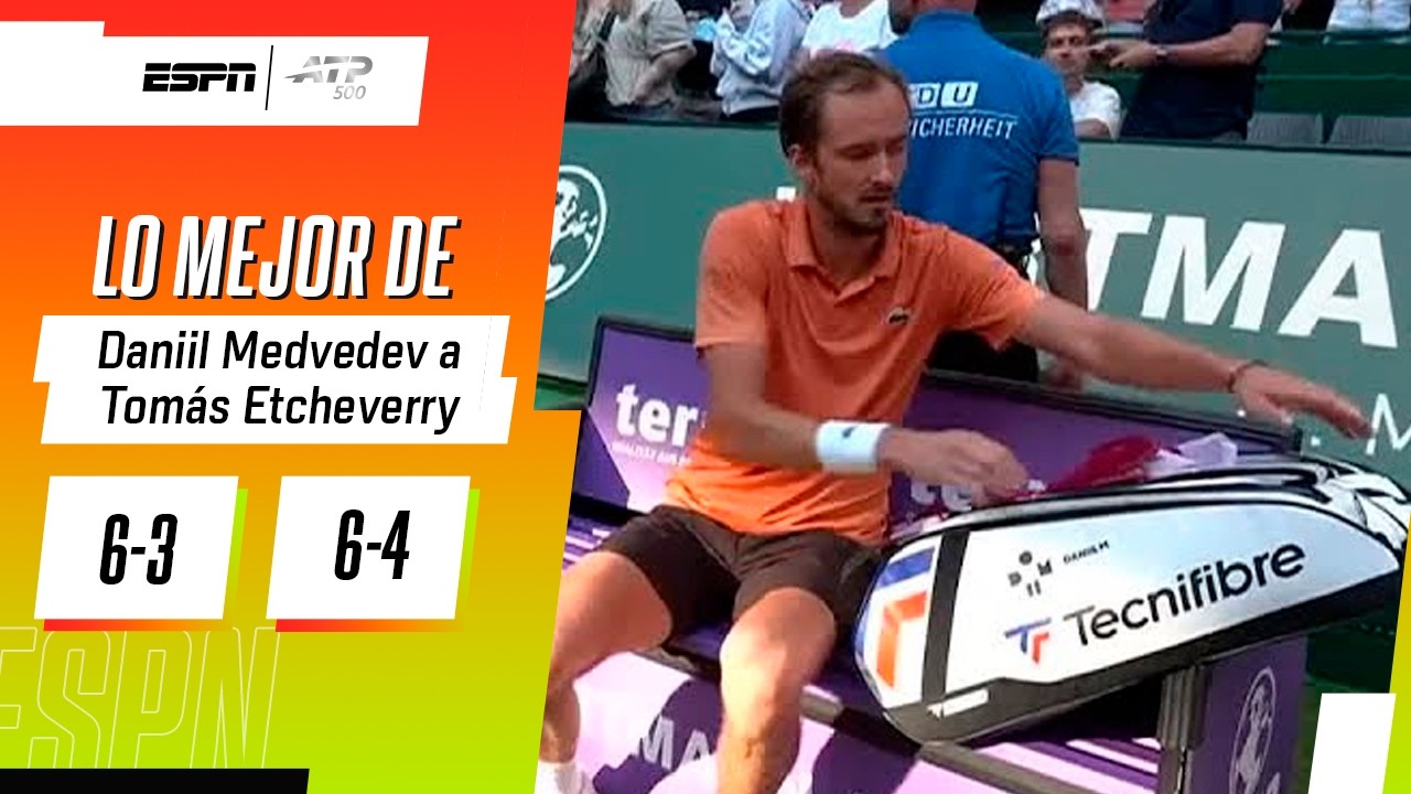 TOMÁS ETCHEVERRY SE DESPIDIÓ DE ALEMANIA TRAS CAER CONTRA EL DURO MEDVEDEV | RESUMEN