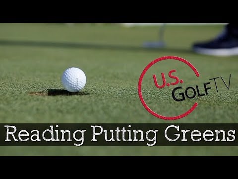 Part of a video titled The Best Putting Green Tip to Read Breaks - YouTube