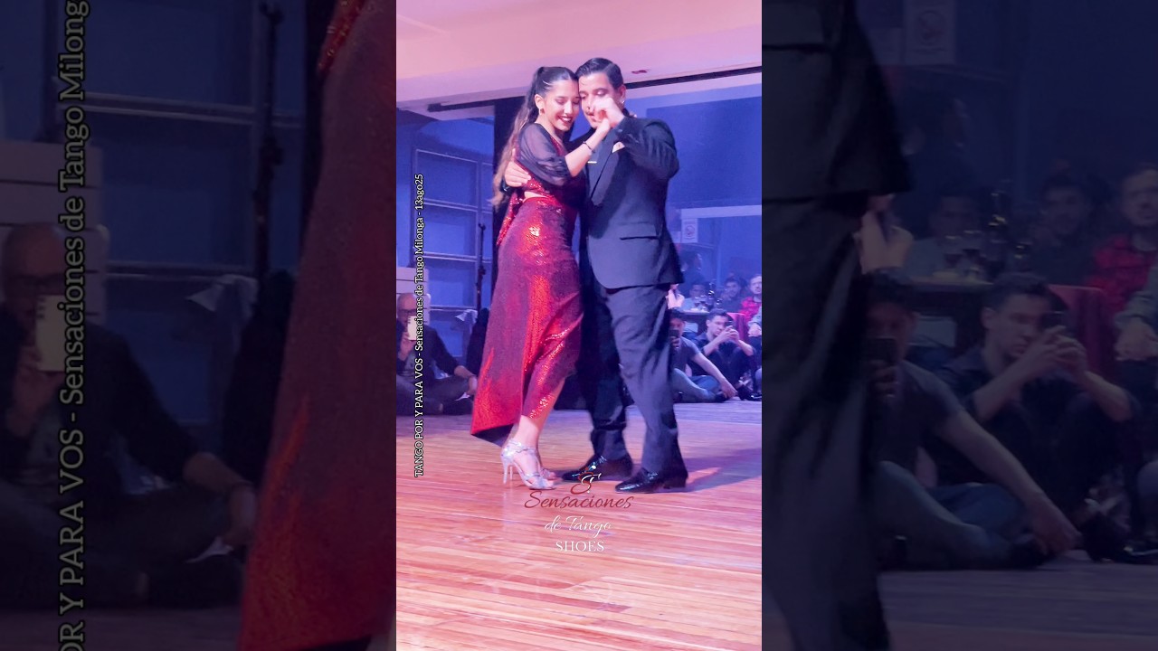 Fati Caracoch y Brenno Márques. El pacífico (D'Arienzo) Milonga Sensaciones de Tango 13ago25