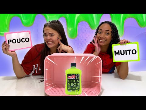 MUITO, POUCO ou OBRIGADA * Slime Challenge