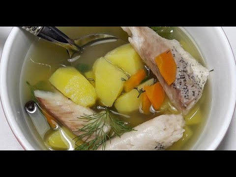 Уха из Форели. Trout Fish Soup. 鳟鱼鱼汤. ट्राउट मछली सूप