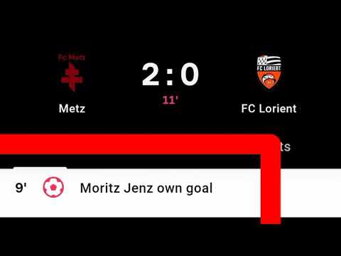 Moritz Jenz Own Goal Vs Metz | Metz Vs FC Lorient | 2-0 |