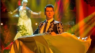 Cassidy &amp; Natalie Paso Doble to &#39;O Fortuna&#39; from Carmina Burana - The People&#39;s Strictly: 2015 - BBC