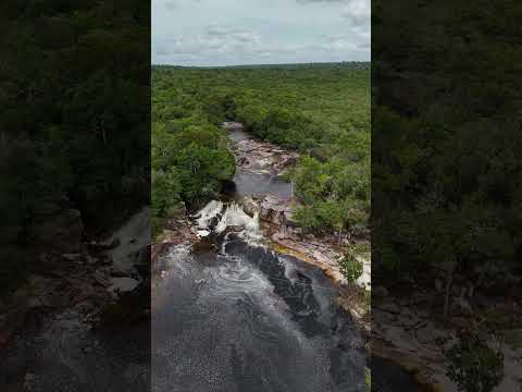Cachoeira Cabeça da Perema em Presidente Figueiredo no Amazonas.