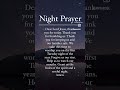 Night Prayer 🧎🏾‍♀️#prayer #nightprayer #jesuschrist  #jesus #daily #dailyprayer