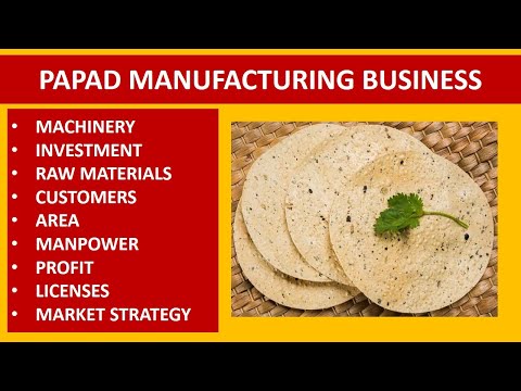 , title : 'Papad Manufacturing Business | Homemade Papad Business | Papad Business | How to ??'