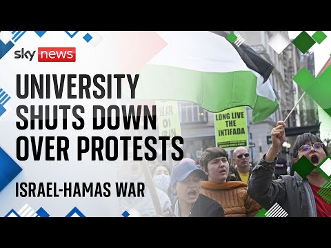 Anger and violence rock top US university | Israel-Hamas war