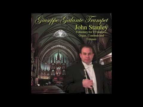 John Stanley: Voluntary in D Major for 2 Trumpets, Organ, Continuo and Timpani