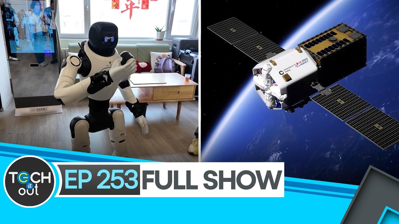 Space Tow Truck, Robot Caregivers & AI Filmmaking | Tech It Out: Ep 253 | Full Show